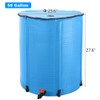 50 Gallon Collapsible Rain Barrel,Portable Rainwater Collection System Water Storage