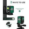 Nikotek Laser Level Self-Leveling Green Beam Horizontal and Vertical Crossline