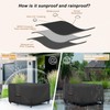 Porch Shield Fire Pit Cover - Waterproof 600D Heavy Duty