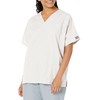 Cherokee Women's Size V Neck Scrubs Top, White, 4X-Large Plus