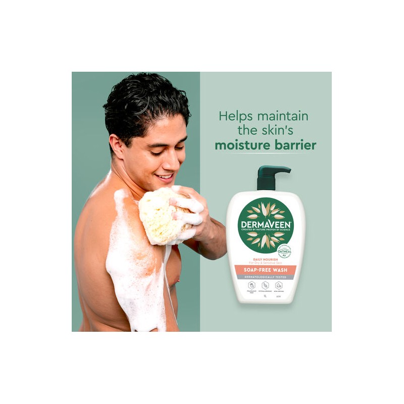 DermaVeen Daily Nourish Moisturising Lotion for Dry & Sensitive Skin