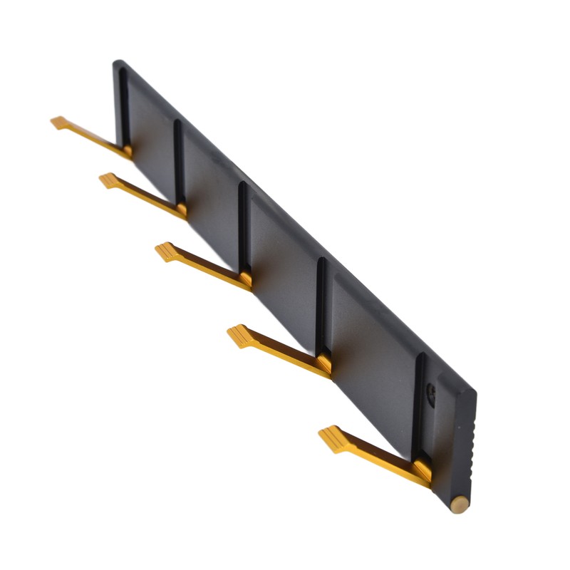 Modern Flip Floating Rack 5 Retractable Hooks 5kg Load Modern