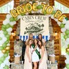 Camping Bachelorette Decoration Sash Cabin Crew Before i Do Backdrop