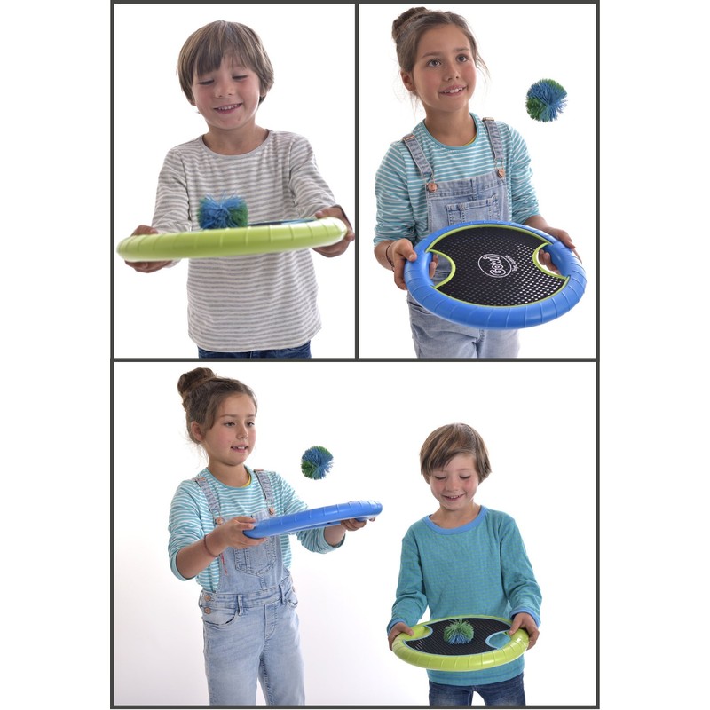Gowi 630-58 Active Hand Trampoline with 2 Balls, Ball Game