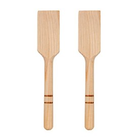 Palitas de Madera Decorativas color Natural para Decoración Fantasias Miguel Figuras de Madera Recuerdos Invitacion Boda tamaño de 10.5 centímetros Marca mylin 1 paquete con 2 piezas