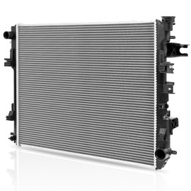 KUIPERAUTO Aluminum Radiator Compatible for 2009-2018 Dodge Ram 1500 2500 3500 Compatible for 2019 Dodge Ram 1500 Classic 3.6L 5.7L V6 V8 Replace# CU13129