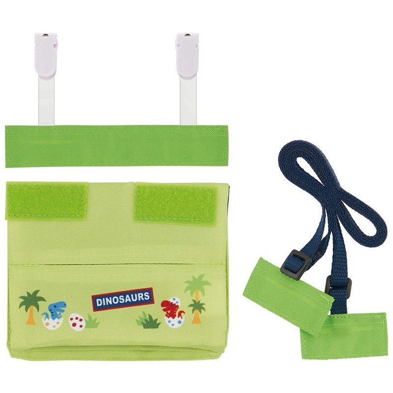 Skater ODKP2 2-Way Dinosaurus Outing Pocket Pouch with Shoulder Belt