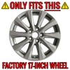 Set of 4 17" Wheel Skins for Toyota Camry LE