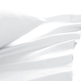 MALLONI HOME King Sheet Set - Double Brushed Microfiber Bedding Sets King, 4 Piece Deep Pocket King Size Bedding Sets - Ultra Soft, Easy-Fit, Wrinkle Free, Quick Dry, Easy Care King Sheets - White