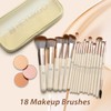 Makeup Brushes HEYMKGO Makeup Brush Set Professional 18 Pcs Make