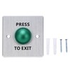 Sonew Push to Exit Button, Stainless Steel Waterproof 12?24V Push
