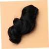 Outanaya Synthetic Ponytail Wig Clip Fluffy Short Messy Curls Claw