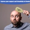 XUKZIMA 2 Pcs Bald Man Comb Joke Funny Hairless Combing