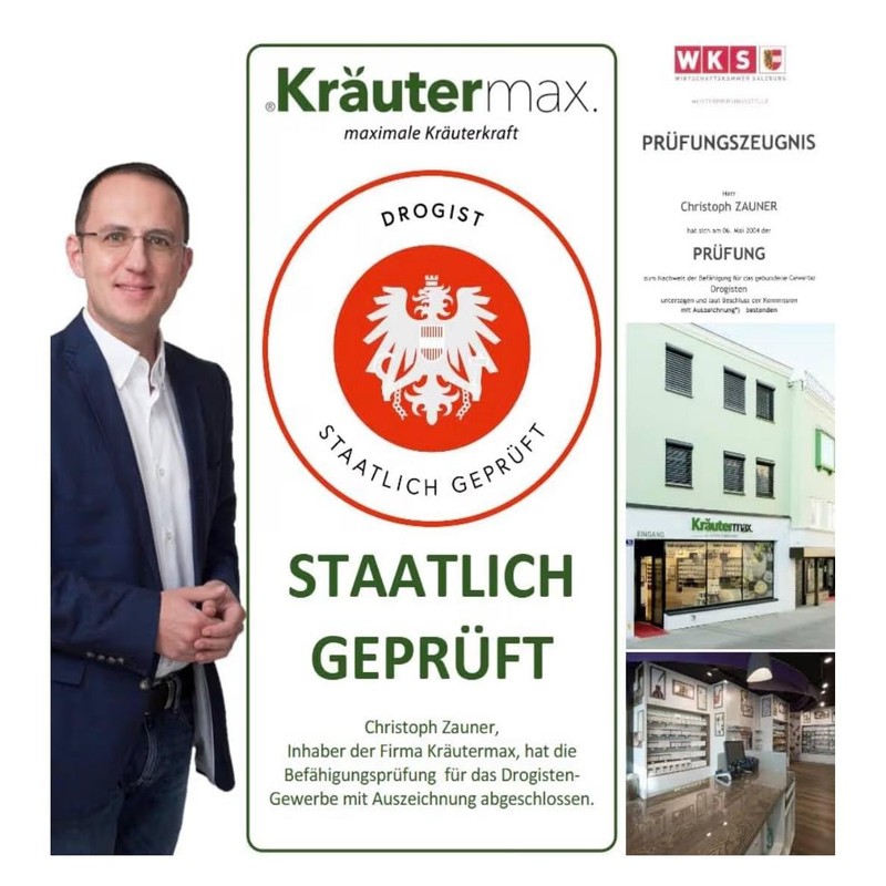 Kräutermax Mistletoe Drops 1 x 50 ml, Plant Fluid Distillate