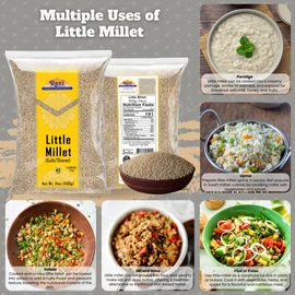 Rani Little Millet (Panicum Sumatrense) Whole Ancient Grain Seeds 14oz (400g) ~ All Natural | Gluten Friendly | NON-GMO | Kosher | Vegan | Indian Origin | Kutki/Shavan/Saamai/Sama Kannada