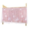 TINAYAU Dorm Bunk Bed Canopy Curtains Single Pink Bed Canopy