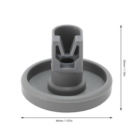 Buachois 4Pcs Dishwasher Wheels Replacement Kit,Dishwasher Wheels Lower Rack Universal Accessories L Lower Rack Bottom Dishrack Roller Parts for AEG Favorit Privileg Zanussi