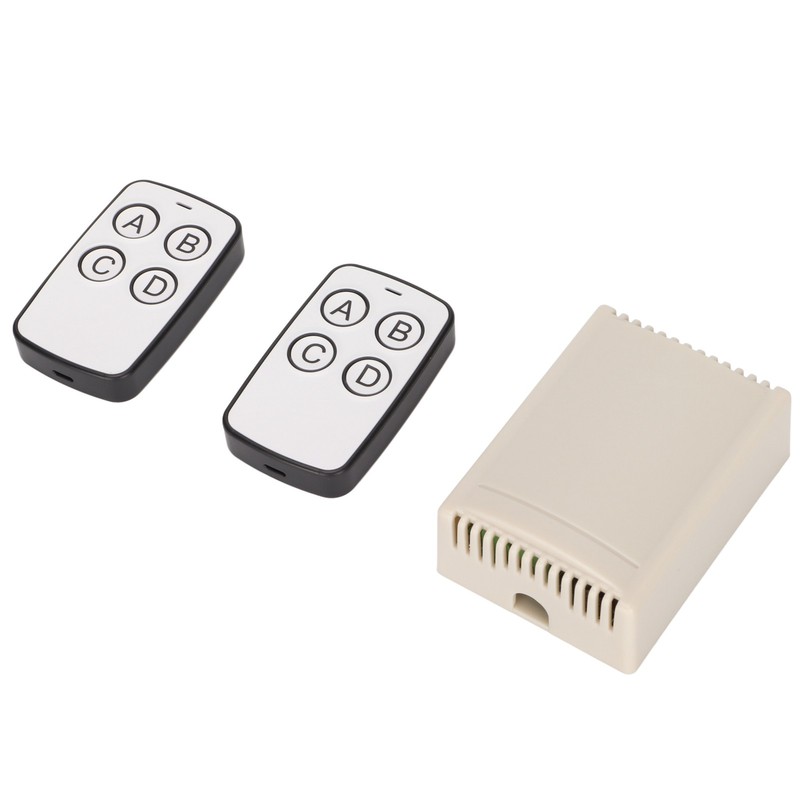 12V Learning Code 4 Way Remote Control Switch 433MHz Copy