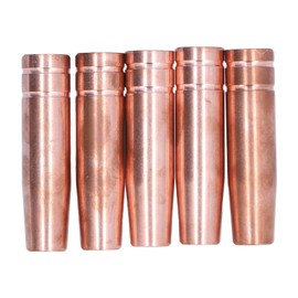 5Pcs Protection Nozzles Copper Gas Welding Gun Protective Sleeve Torch Contact Tips Holder Kit