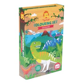 Tiger Tribe TR14013 Dinosaur Toy Colouring Set & Drawing Set