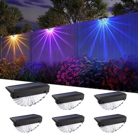 JACKYLED Solar Lights for Outdoor Use Pack of 6