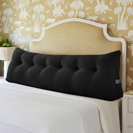 ZOEMO Headboard Wedge Pillow Large Pillow Wedge Pillow Headboard Soft and Supportive Bed Rest Reading Pillows for Sitting in Bed with Removable Cover