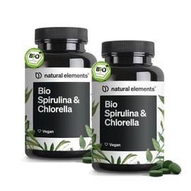 Natural Elements Spirulina Chlorella Tablets natural elements Spirulina Chlorella, 2 units, 500 tablets / 내추럴엘리먼츠 스피루리나 클로렐라 타블렛 natural elements Spirulina Chlorella, 2개, 500정