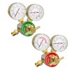 AWLOLWA Oxygen Acetylene Regulator Set, CGA540 and CGA200 Inlet Connection