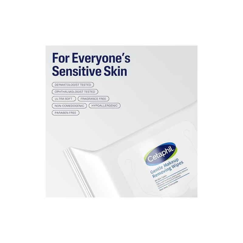 Cetaphil Cetaphil make-up wipes, 25 Unidades