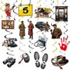 30Pcs Detective Murder Hanging Swirls Mystery Detective Crime Scene Ceiling