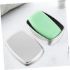 SAFIGLE 2pcs Aluminum Box Balm Case Sturdy Travel Soap Storage