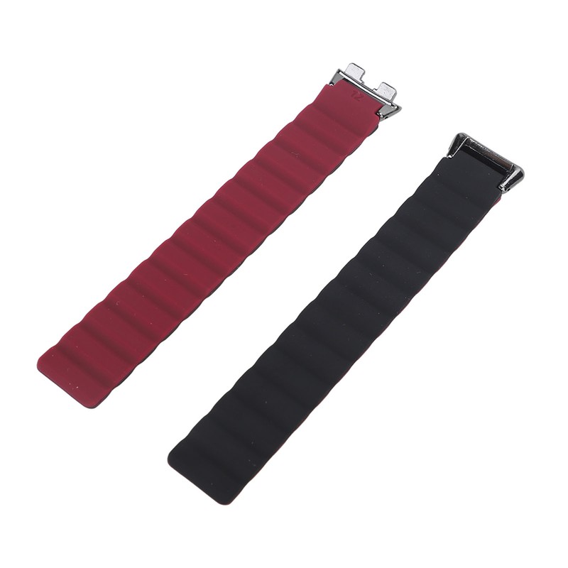 Silicone Magnetic Watch Band Adjustable Quick Release Flexible Sweatproof Comfortable