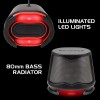 ENHANCE SB2 Computer Speakers Red LED