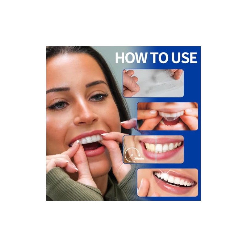Mydear Tiras Blanqueadoras Dientes Piezas Whitening Strips Profesional Blanqueador Dental