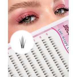 Bottom Lash Clusters Manga Lash Extension Natural Look Lower Eyelash Extension Soft Light Under Eye Individua Lashes Pack for DIY At Home