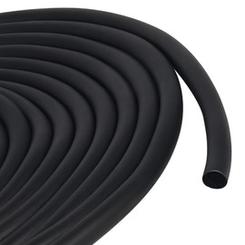 SDLDEER Backer Rod for Gaps and Joints 10mm x 5m, Black Foam Rubber Caulk Saver Door Seal