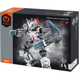 iM.Master STEM Academy: Mechanical Master - Mecha Blue/Grey - 965pcs - Bricks Robot Model Figure, Building Blocks Activity Set, Adjustable Joints