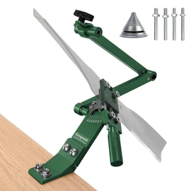 Lawn Mower Blade Sharpener, Lawnmower Blade Sharpening Tool with Blade Balancer, Blade Sharpner Kit