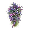 Artificial Flower Wreath Wreath with Lilacs Hyacinths Hydrangeas Spring Summer