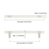 Asidrama 10 Pack 5 Inch(128mm) Brushed Satin Nickel Kitchen Cabinet