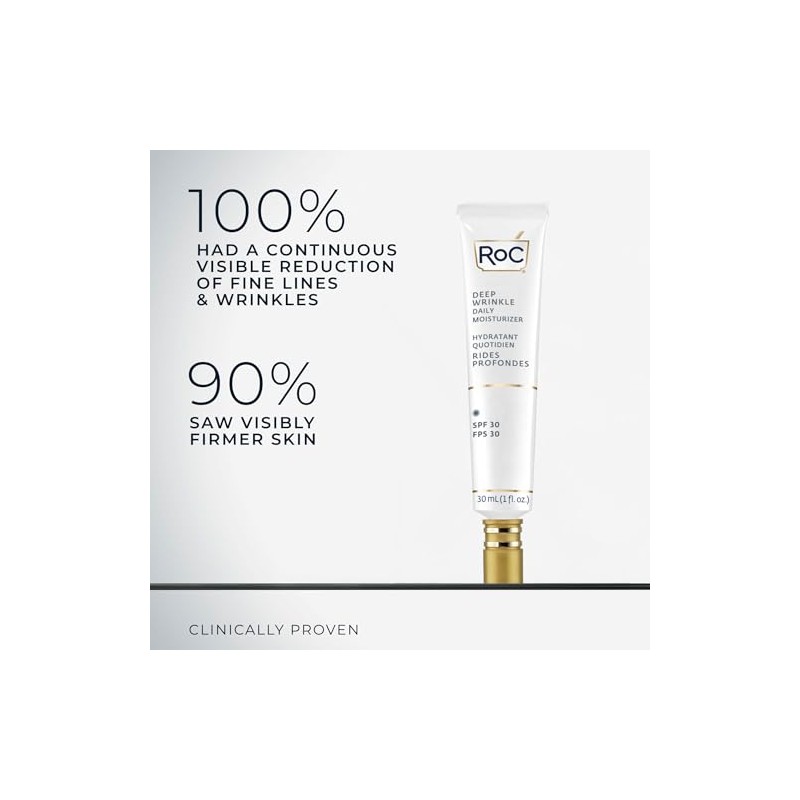RoC Retinol Correxion Deep Wrinkle Daily Moisturizer SPF 30 1oz