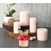 Mushroom Match Holder With Striker 2 Décor Match Striker Jar