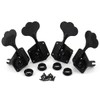 Domofa Carbon Fiber Bass Machine Head 2R2L Open Frame Tuners