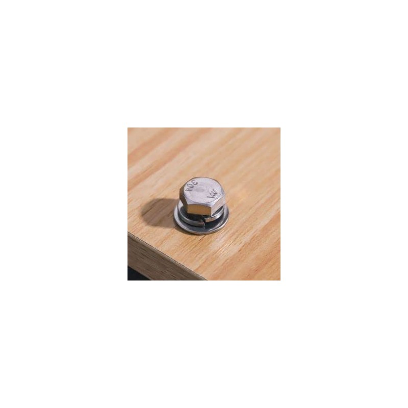 8 Sets Glvaner 5/16-18 x 4" Stainless Steel Hex Head