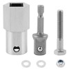 Upgraded Stainless Steel Top Wind Trailer Jack Crank Handle Cordless