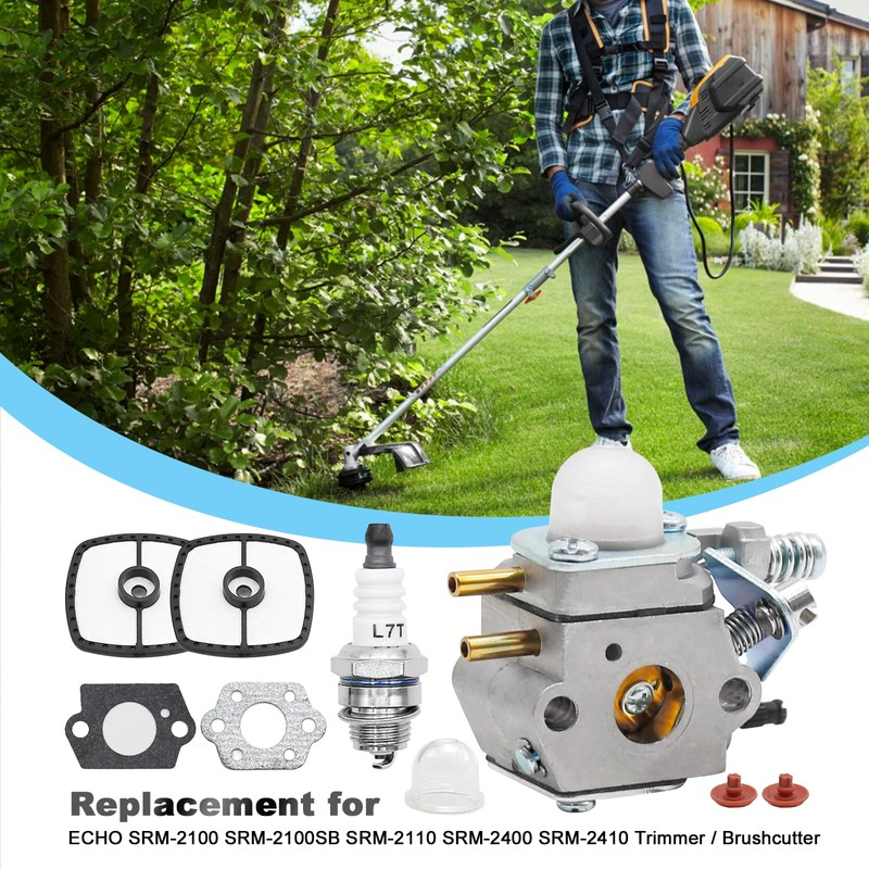 Zreneyfex SRM-2110 Carburetor Replacement for Echo SRM-2110 GT-2000 PE-2000 PP-800