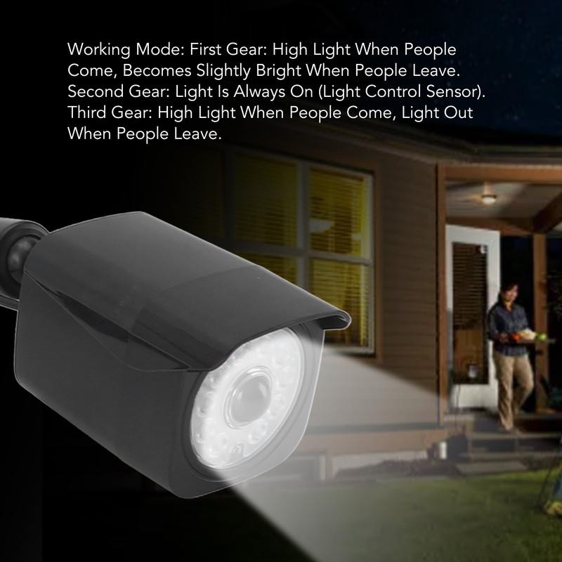 Dummy Cameras Solar Light Motion Sensor IP65 Waterproof 2200mAh Battery