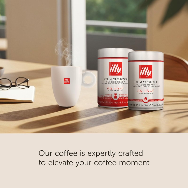 illy Whole Bean Coffee - Perfectly Roasted – Colombia Medium