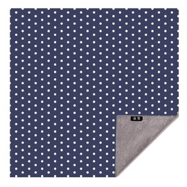 Strange Protective Cloth Stick It Wrapper Lens Camera PC Tablet Watch Inner Bag Introduced in "Boom Egg" (S (280 x 280), Navy Dots)