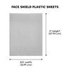 Hygloss Products Face Shield Plastic Sheets High Clarity .7 Mil